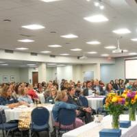 People sitting at tables